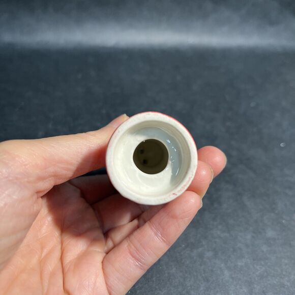 VTG Hand Painted Red Lighthouse 2.5" Tall Ceramic Salt‎ or Pepper Shaker Single - Picture 4 of 4